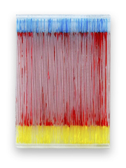 Trinacria Variation Blau Rot Gelb